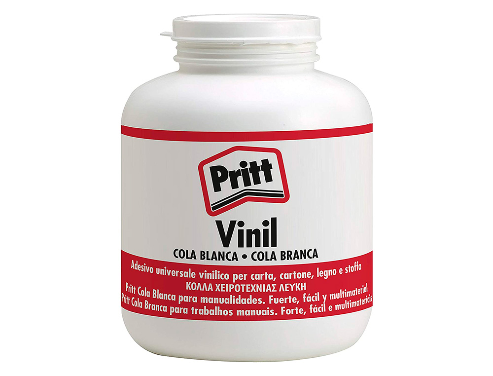 Pegamento cola vinilica pritt blanca bote de 1000 gr