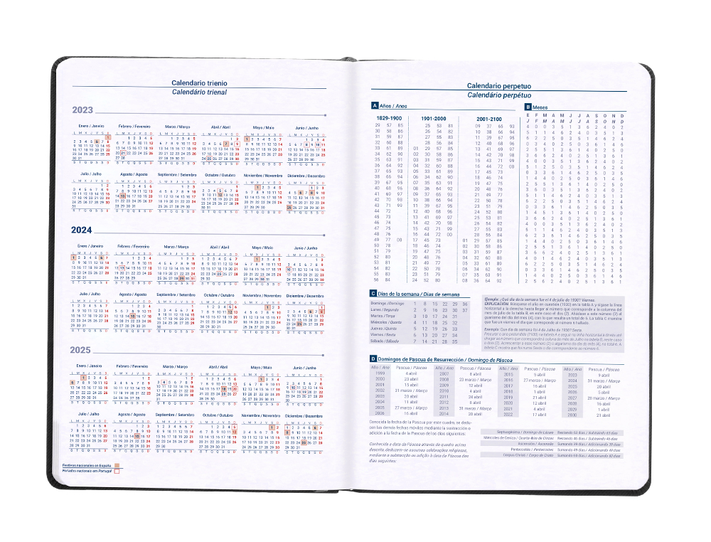 AGENDA ENCUADERNADA LIDERPAPEL LARISIS 17X24 CM 2024 DIA PAGINA COLOR NEGRO PAPEL 70 GR