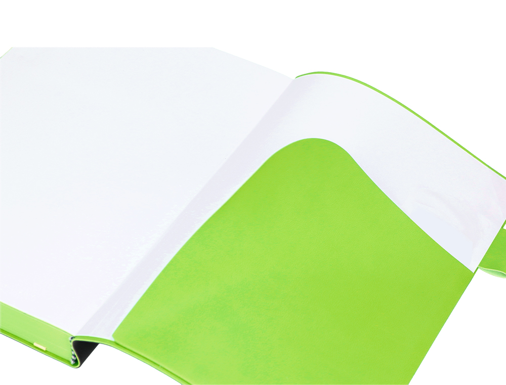 AGENDA ENCUADERNADA LIDERPAPEL SIFNOS A5 2024 DIA PAGINA COLOR VERDE PAPEL 70 GR
