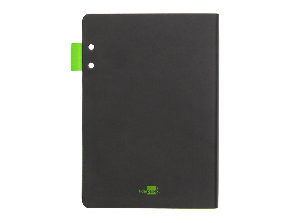 AGENDA ENCUADERNADA LIDERPAPEL SIFNOS A5 2024 DIA PAGINA COLOR VERDE PAPEL 70 GR