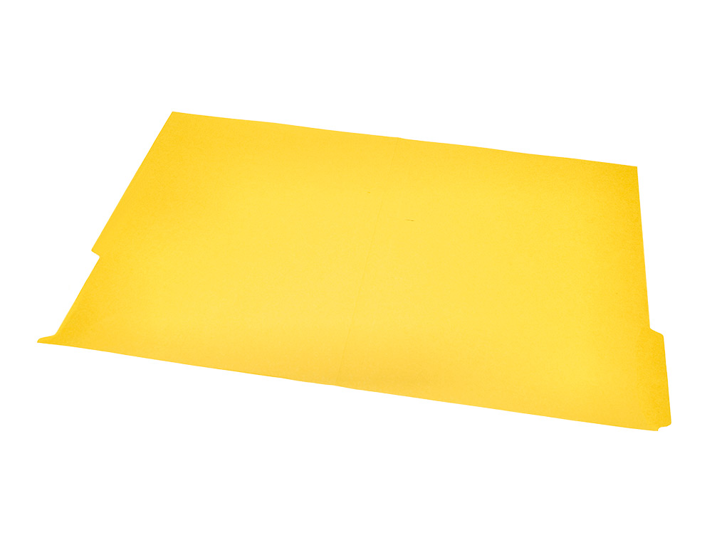 SUBCARPETA CARTULINA LIDERPAPEL A4 PESTAA INFERIOR 240G/M2 COLOR AMARILLO