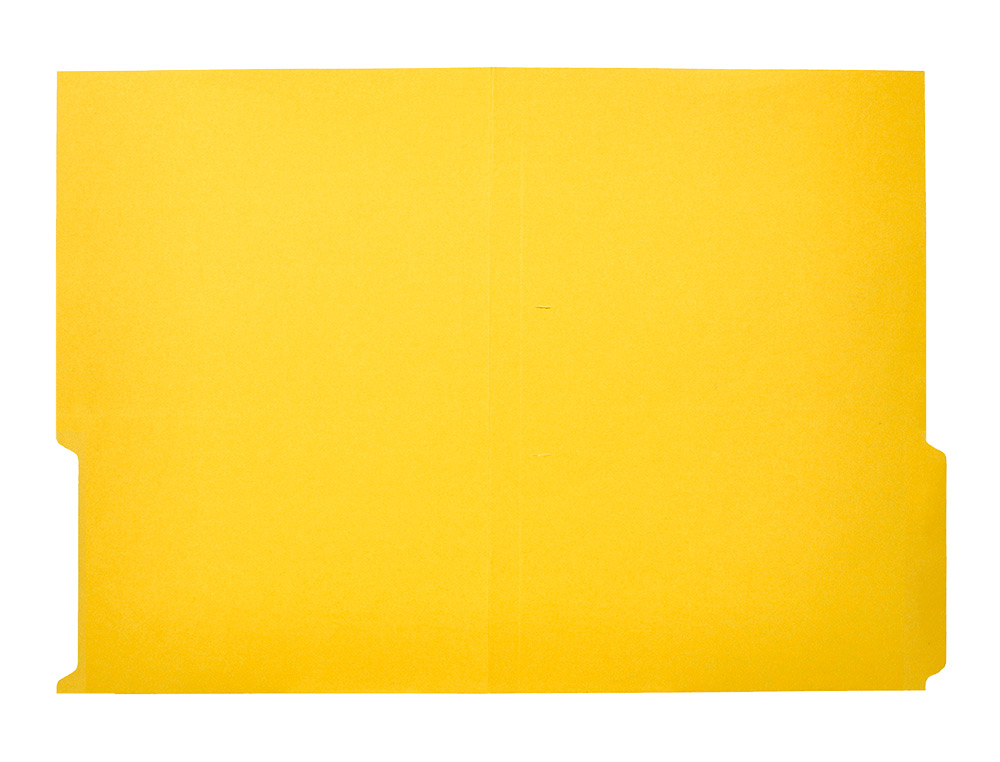 SUBCARPETA CARTULINA LIDERPAPEL A4 PESTAA INFERIOR 240G/M2 COLOR AMARILLO