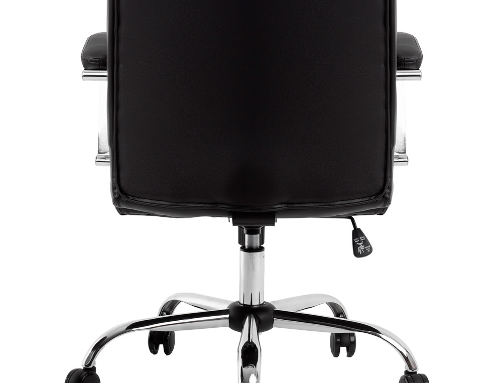 CADEIRA DE DIRECAO Q-CONNECT ENCOSTO ALTO REGULAVEL EM ALTURA 1170 + 80 MM LARGURA 650 MM PROFUNDIDADE 700 MM PRETA