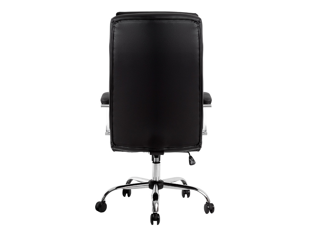 CADEIRA DE DIRECAO Q-CONNECT ENCOSTO ALTO REGULAVEL EM ALTURA 1170 + 80 MM LARGURA 650 MM PROFUNDIDADE 700 MM PRETA