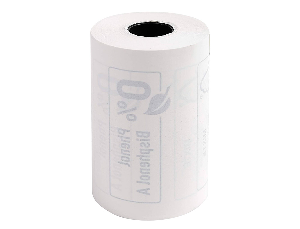 Rollo sumadora exacompta termico para tpv 57 mm x 40 mm 55 g/m2 fsc sin fenol ni plastico