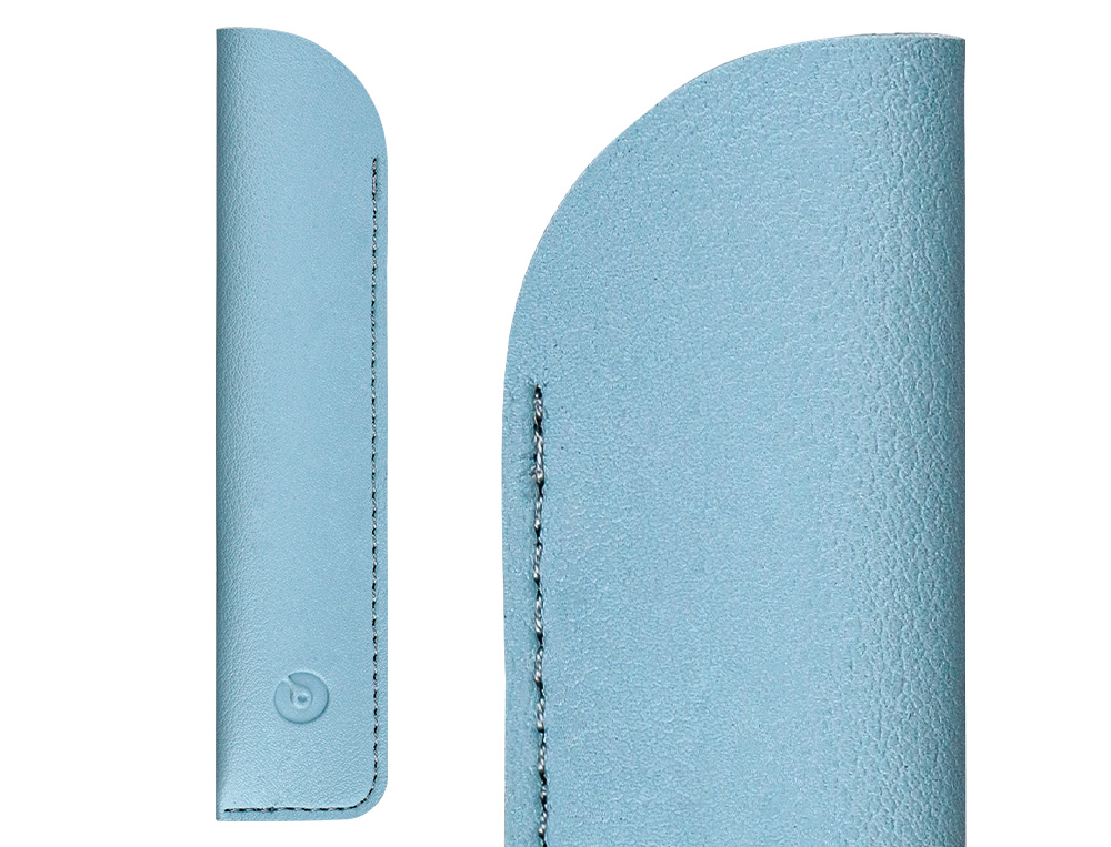 ROLLER Y FUNDA DE SIMILPIEL BELIUS SPACE B COLOR MINIMALISTA AZUL TINTA AZUL CAJA DE DISEO