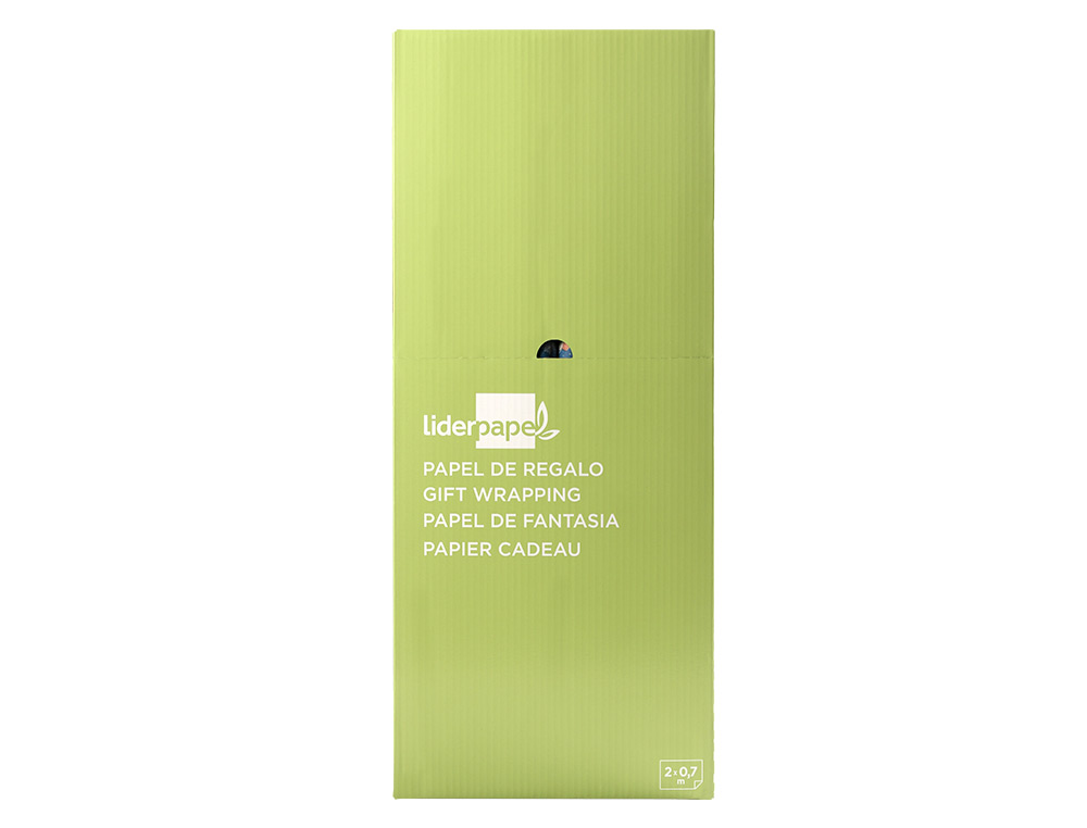 PAPEL DE REGALO LIDERPAPEL TODO AO ROLLO ANCHO 70 CM LONGITUD 2 MT GRAMAJE 60 GR DISEOS SURTIDOS