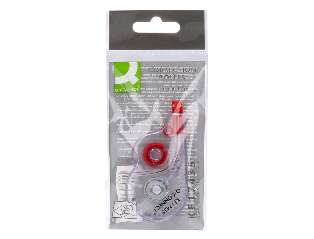 CORRECTOR Q-CONNECT CINTA BLANCO 5 MM X 12 MT
