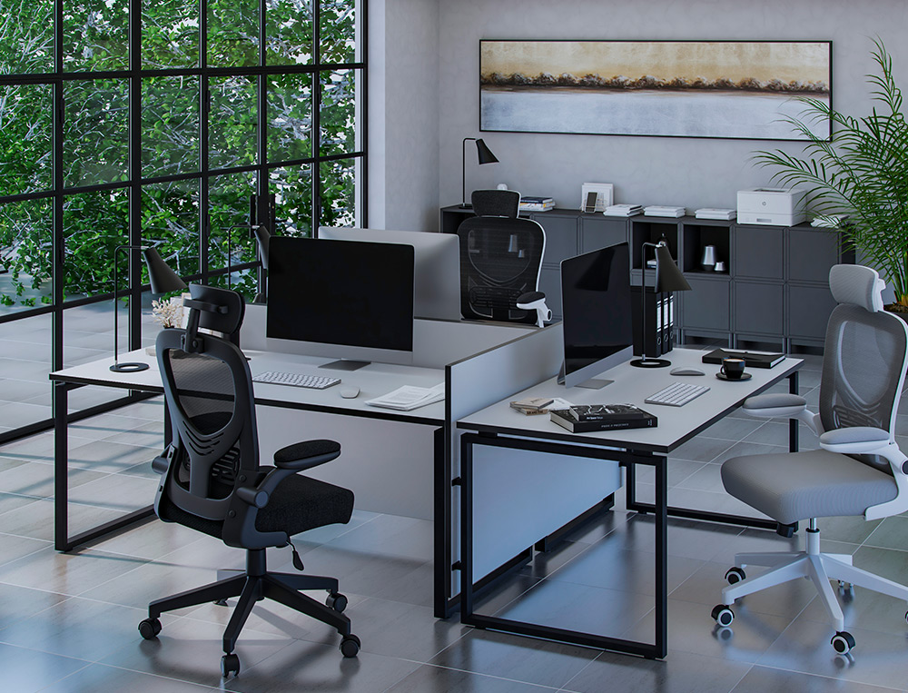 CADEIRA ERGONOMICA Q-CONNECT PALERMO MALHA BASE NYLON ALT MAX 1300 MM LARG 610 MM PROF 600 MM RODAS PREMIUM COR PRETO