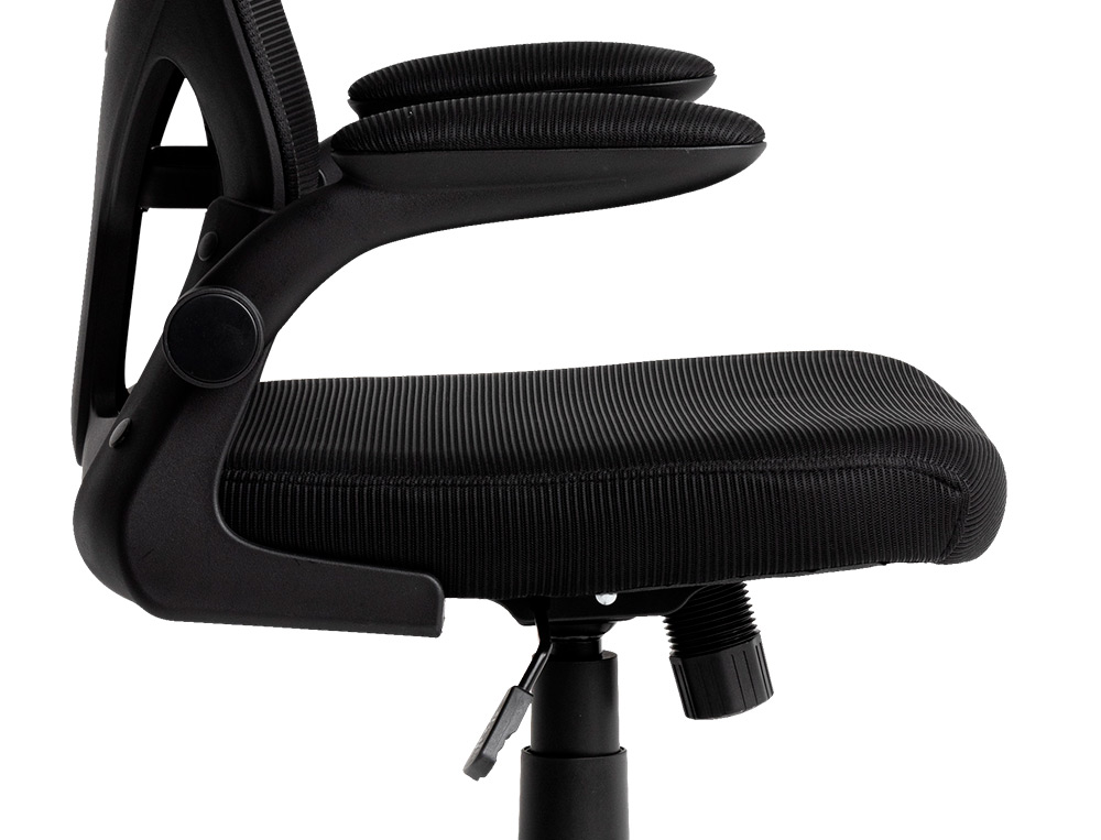 CADEIRA ERGONOMICA Q-CONNECT PALERMO MALHA BASE NYLON ALT MAX 1300 MM LARG 610 MM PROF 600 MM RODAS PREMIUM COR PRETO