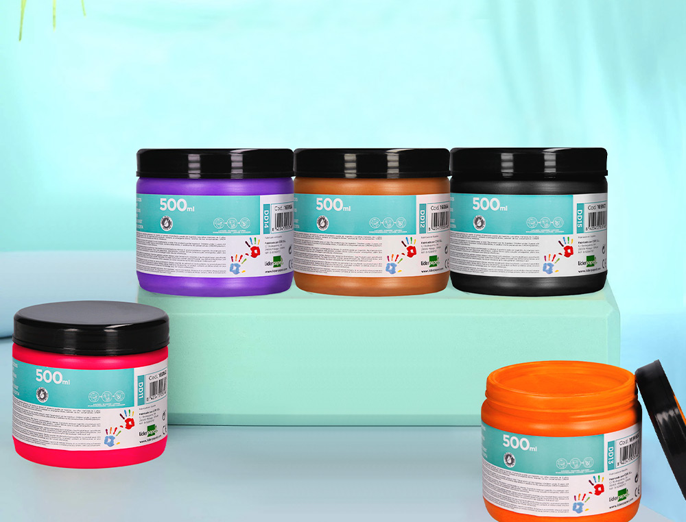 PINTURA DEDOS LIDERPAPEL VIOLETA TARRINA DE 50 CC