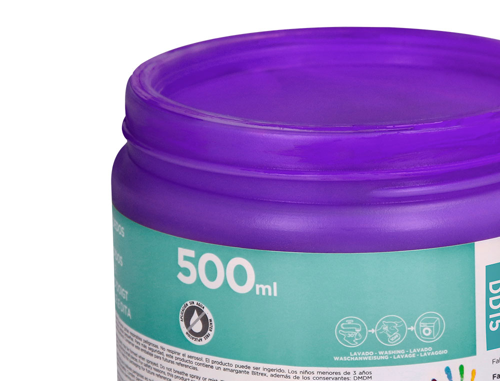 PINTURA DEDOS LIDERPAPEL VIOLETA TARRINA DE 50 CC
