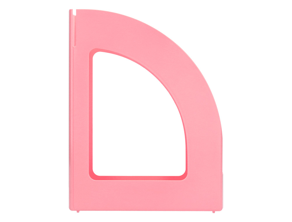 REVISTERO PLASTICO Q-CONNECT COLOR ROSA PASTEL 320X250X80 MM