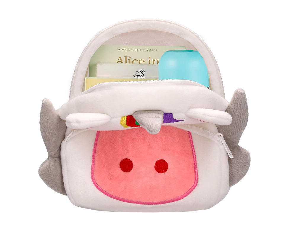 Caletre CARTERA PREESCOLAR LIDERPAPEL MOCHILA INFANTIL PELUCHE UNICORNIO 260X100X240 MM