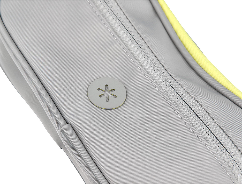 ESTUCHE PORTATODO ANTARTIK FUSION FLEX 3 CREMALLERAS GRIS COMPAÑERO MOCHILA 100X60X220 MM