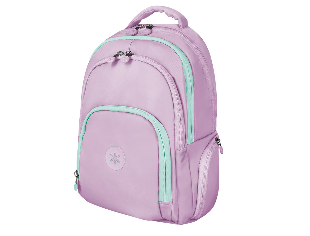 MOCHILA ANTARTIK FUSION FLEX MULTIBOLSILLO MORADO 19L 450X180X300 MM
