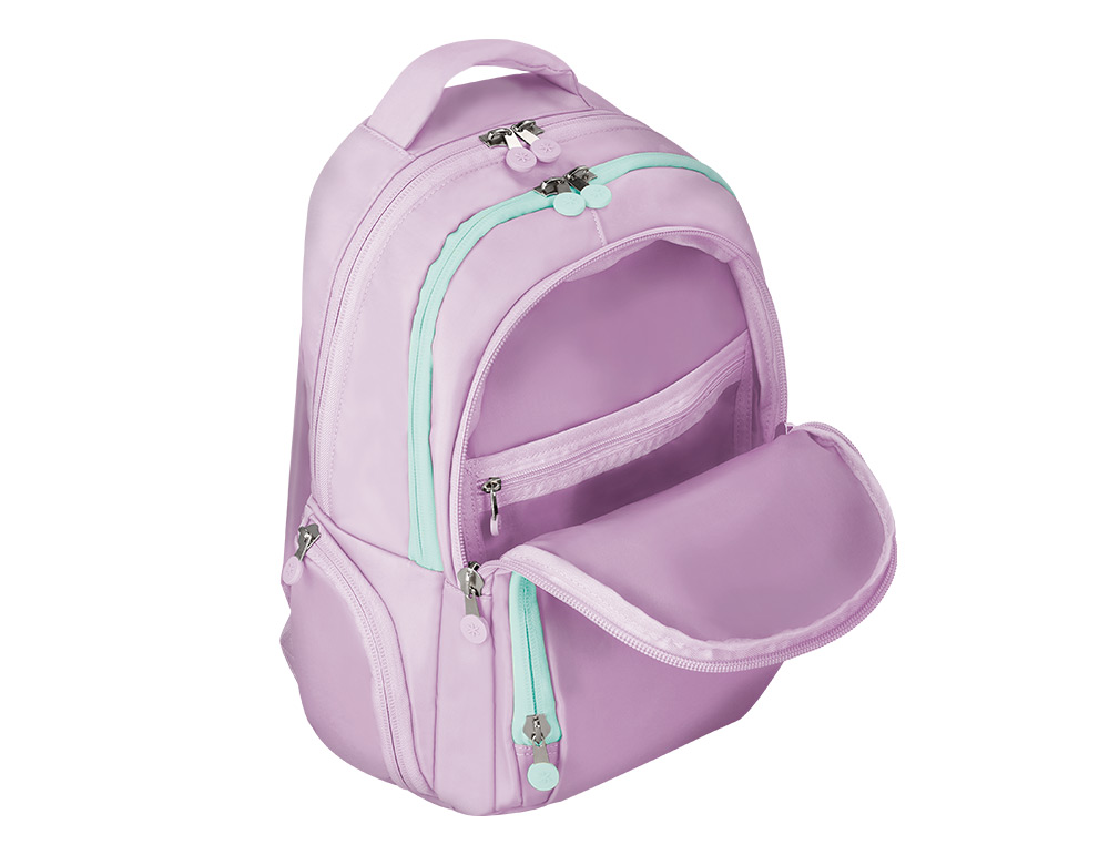 MOCHILA ANTARTIK FUSION FLEX MULTIBOLSILLO MORADO 19L 450X180X300 MM