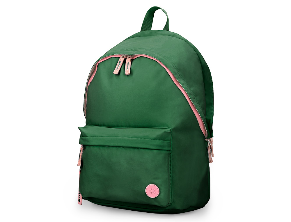 MOCHILA ANTARTIK BASIC PACK CON BOLSILLO PARA PORTATIL VERDE 20 L 300X160X420 MM