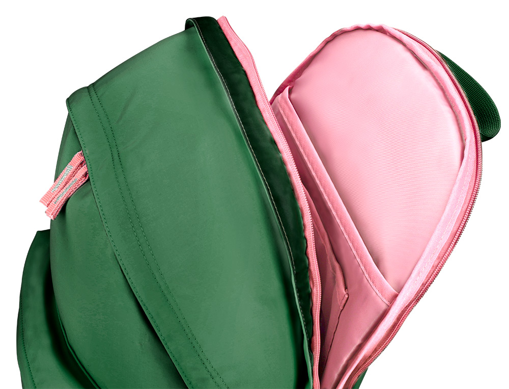 MOCHILA ANTARTIK BASIC PACK CON BOLSILLO PARA PORTATIL VERDE 20 L 300X160X420 MM
