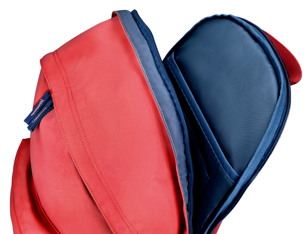MOCHILA ANTARTIK BASIC PACK CON BOLSILLO PARA PORTATIL GRANATE 20 L 300X160X420 MM