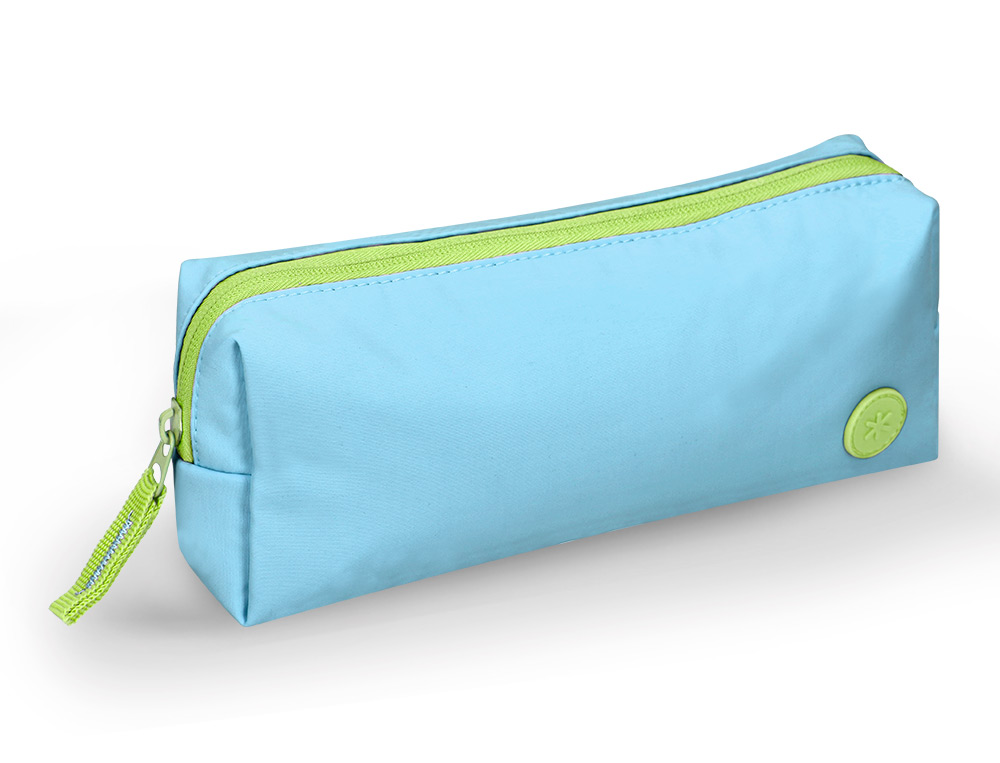 ESTUCHE PORTATODO ANTARTIK BASIC PACK 1 COMPARTIMENTO TURQUESA COMPAÑERO MOCHILA 80X55X210 MM