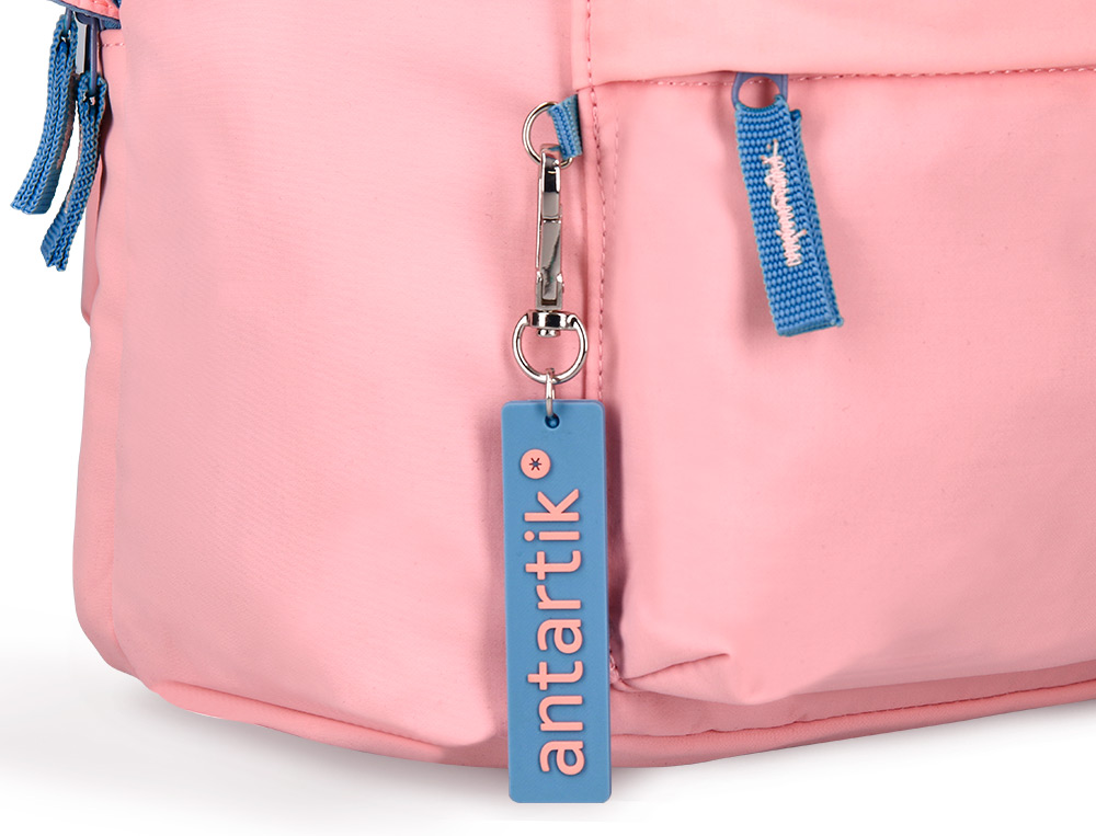 MOCHILA ANTARTIK BASIC PACK CON BOLSILLO PARA PORTATIL ROSA 20 L 300X160X420 MM