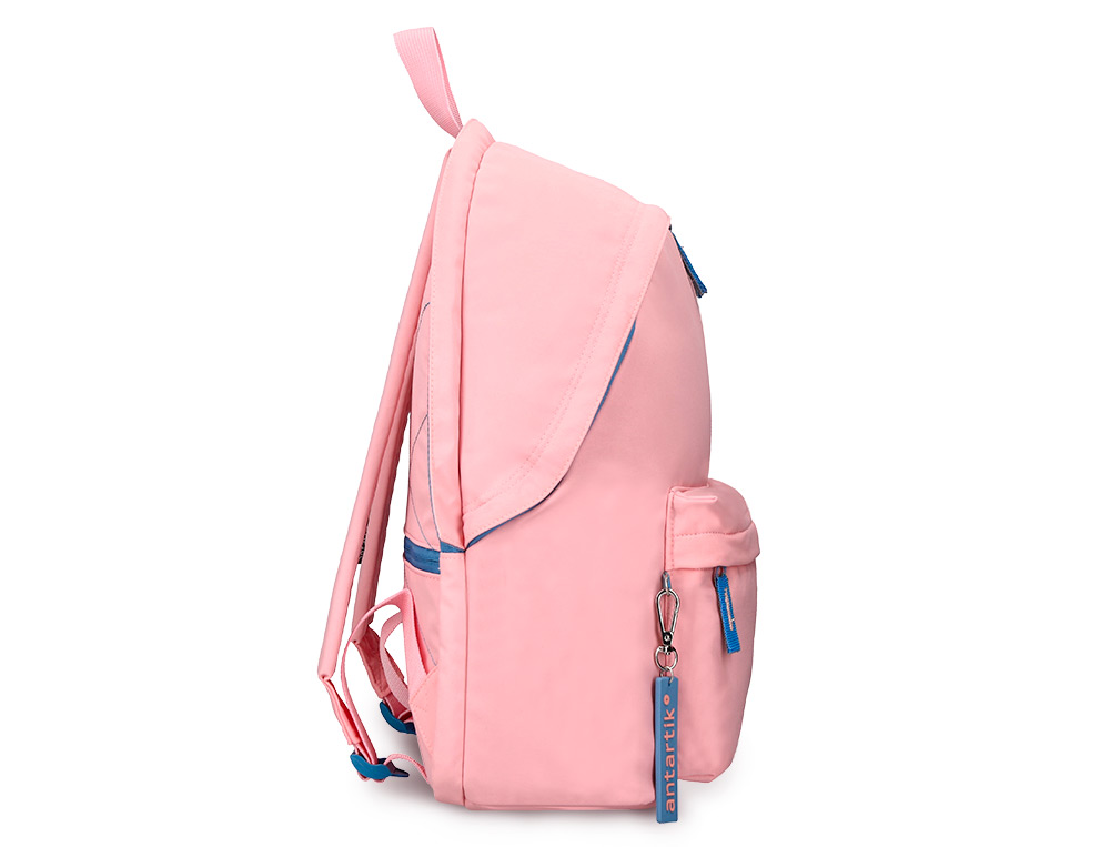 MOCHILA ANTARTIK BASIC PACK CON BOLSILLO PARA PORTATIL ROSA 20 L 300X160X420 MM