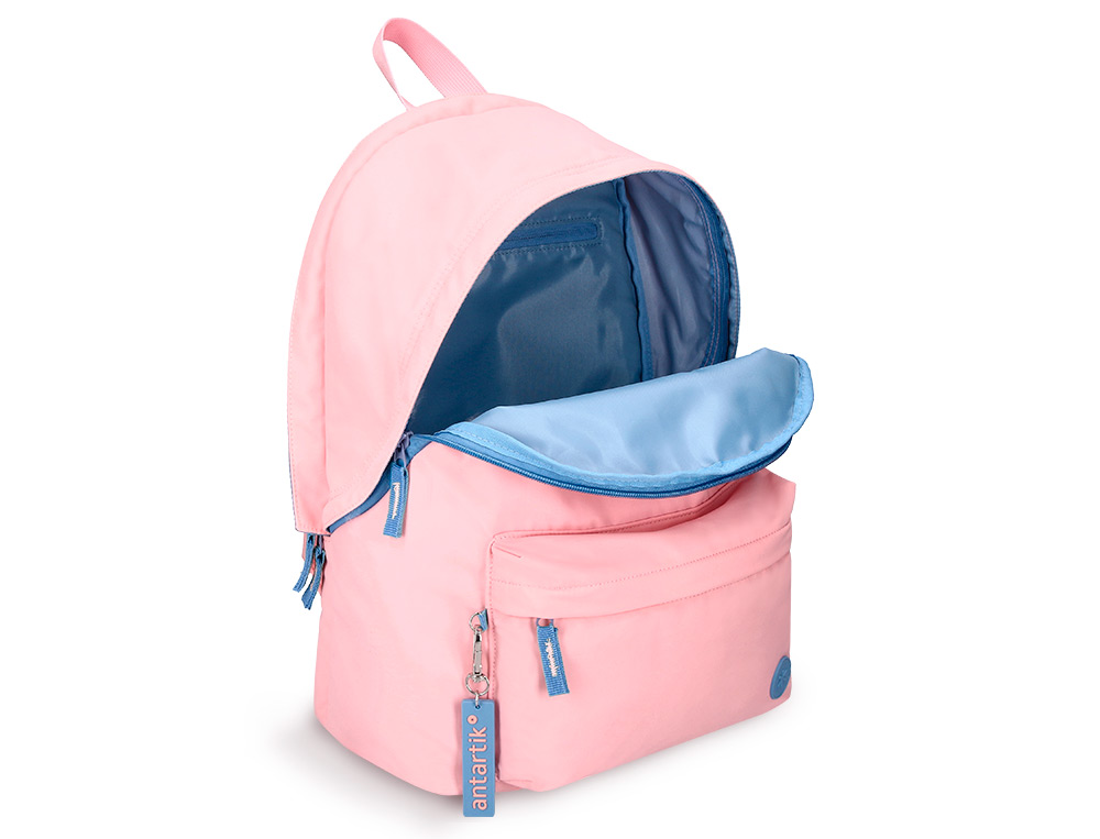 MOCHILA ANTARTIK BASIC PACK CON BOLSILLO PARA PORTATIL ROSA 20 L 300X160X420 MM