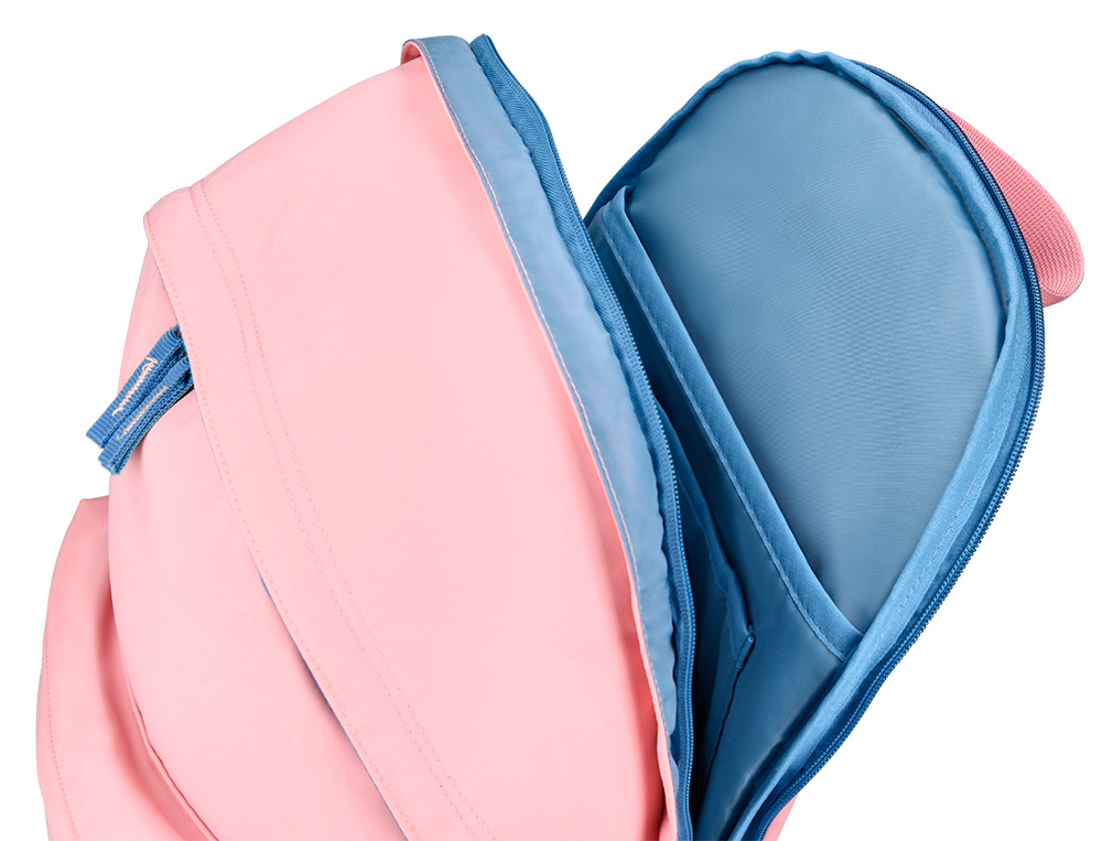 MOCHILA ANTARTIK BASIC PACK CON BOLSILLO PARA PORTATIL ROSA 20 L 300X160X420 MM