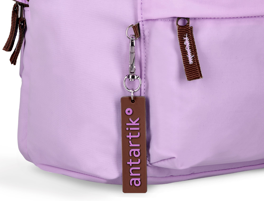 MOCHILA ANTARTIK BASIC PACK CON BOLSILLO PARA PORTATIL MORADO 20 L 300X160X420 MM