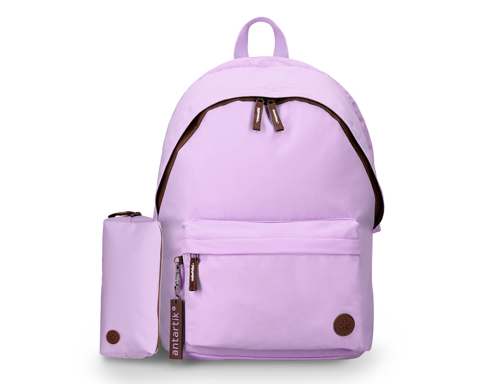 MOCHILA ANTARTIK BASIC PACK CON BOLSILLO PARA PORTATIL MORADO 20 L 300X160X420 MM