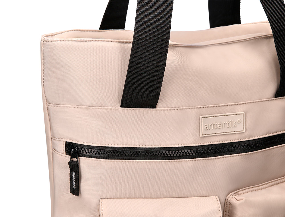 MOCHILA ANTARTIK BOLSO FLIP BAG CON ACOLCHADO PARA PORTATIL 15'' BEIGE 400X120X390 MM
