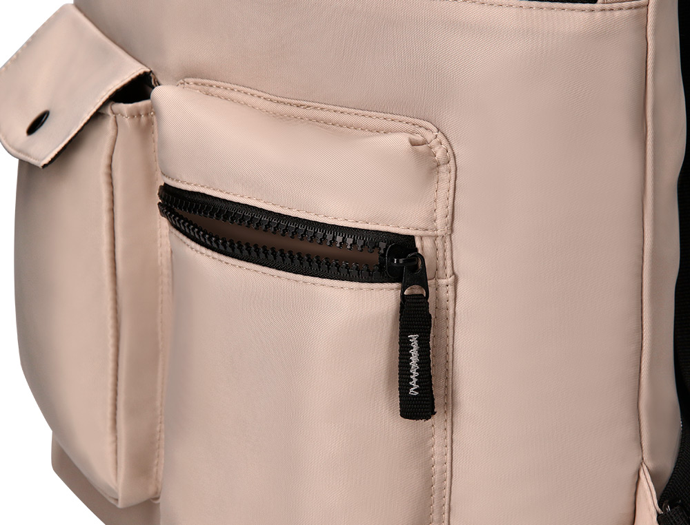 MOCHILA ANTARTIK BOLSO FLIP BAG CON ACOLCHADO PARA PORTATIL 15'' BEIGE 400X120X390 MM