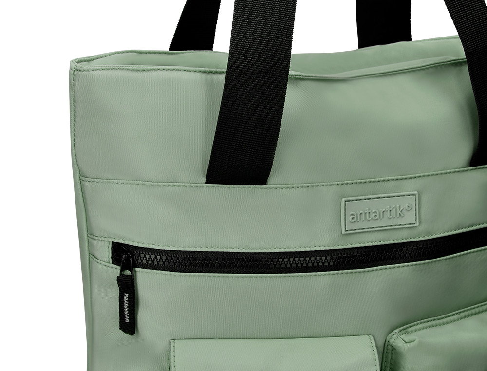 MOCHILA ANTARTIK BOLSO FLIP BAG CON ACOLCHADO PARA PORTATIL 15'' VERDE 400X120X390 MM