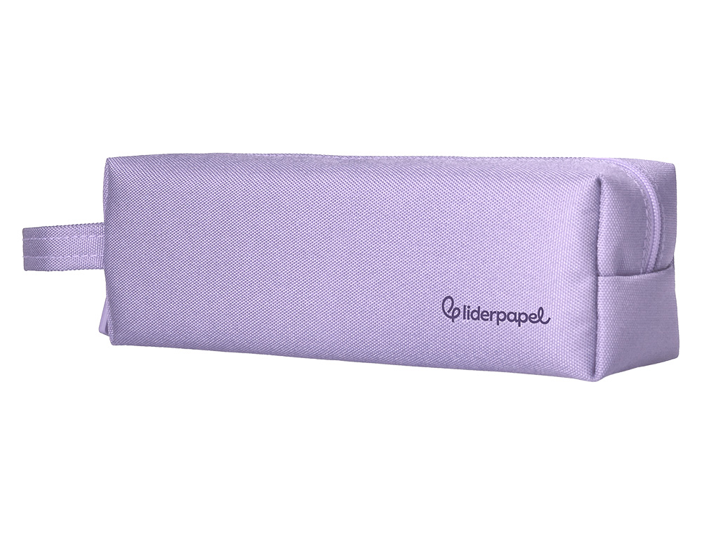 ESTUCHE PORTATODO LIDERPAPEL CLASSIC RECTANGULAR CON ASA 210X70MM LILA
