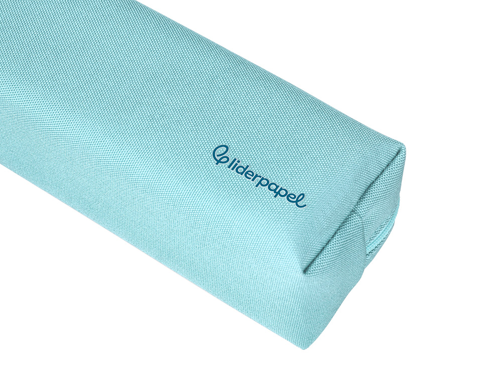 ESTUCHE PORTATODO LIDERPAPEL CLASSIC RECTANGULAR CON ASA 210X70MM AZUL CELESTE