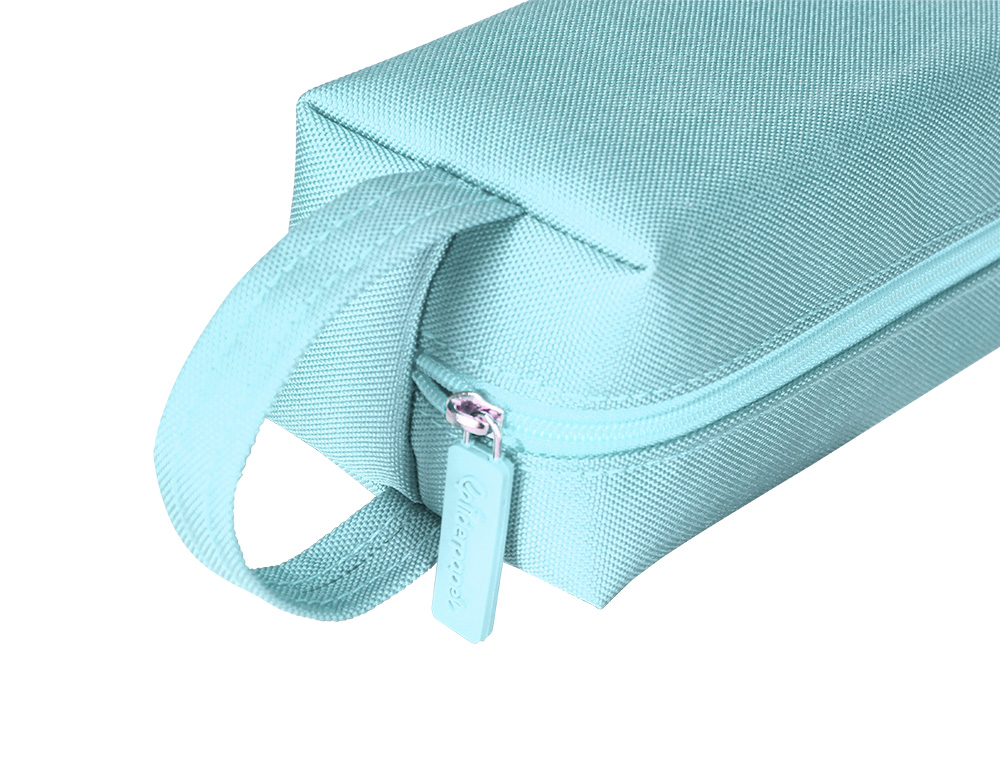 ESTUCHE PORTATODO LIDERPAPEL CLASSIC RECTANGULAR CON ASA 210X70MM AZUL CELESTE