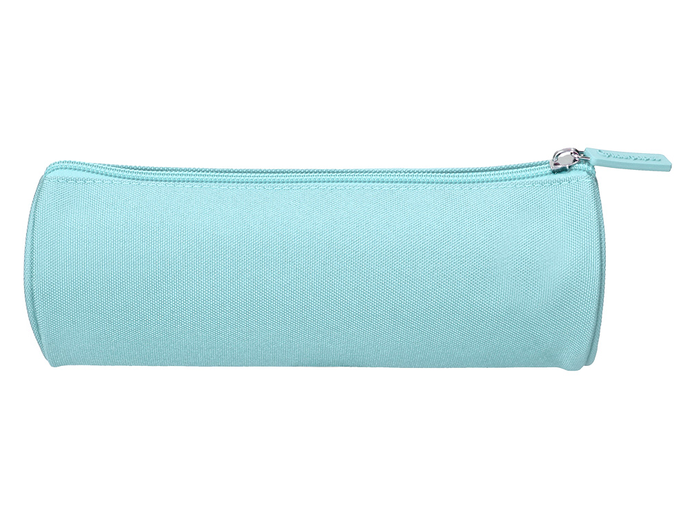 ESTUCHE PORTATODO LIDERPAPEL CLASSIC CILINDRICO ANCHO 210X70MM AZUL CELESTE