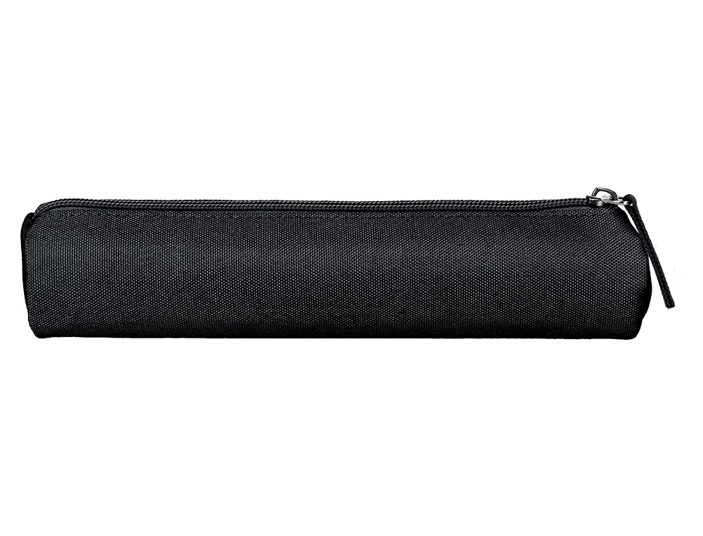 ESTUCHE PORTATODO LIDERPAPEL SLIM CILINDRICO 220X45MM NEGRO