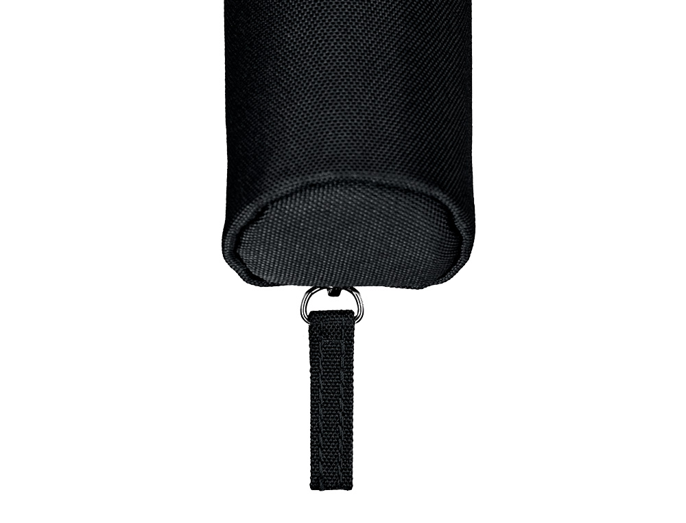 ESTUCHE PORTATODO LIDERPAPEL SLIM CILINDRICO 220X45MM NEGRO