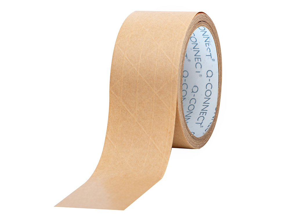 FITA ADESIVA Q-CONNECT REFORCADA KRAFT 50 MT X 50 MM PARA EMBALAGEM