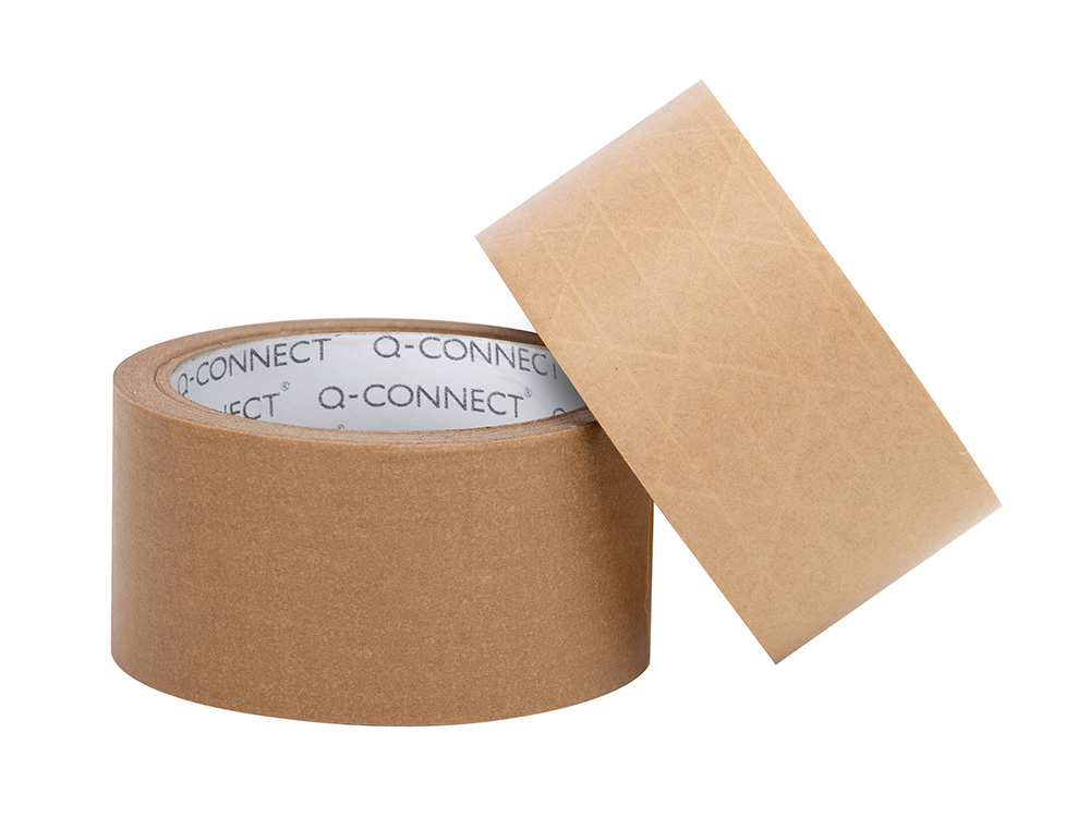 FITA ADESIVA Q-CONNECT REFORCADA KRAFT 50 MT X 50 MM PARA EMBALAGEM