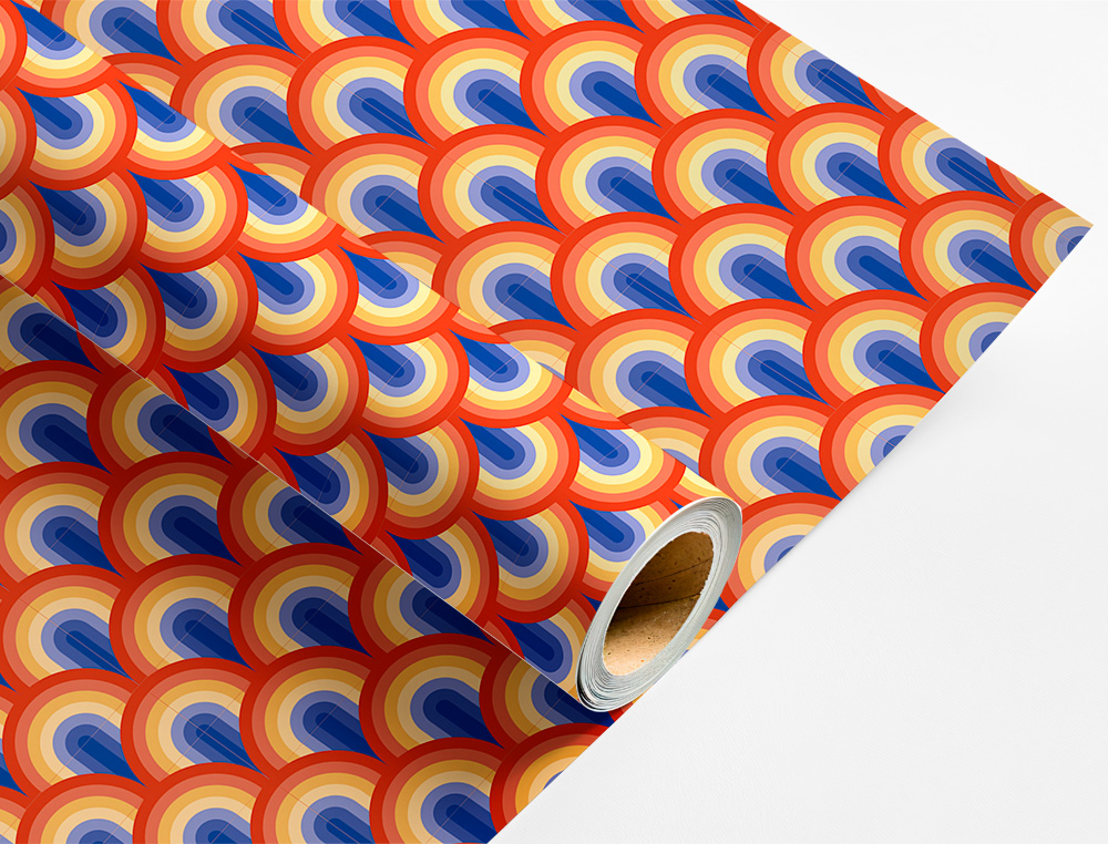 PAPEL DE REGALO LIDERPAPEL TODO AÑO ROLLO ANCHO 70 CM LONGITUD 2 MT GRAMAJE 60 GR DISEÑOS SURTIDOS B-2024