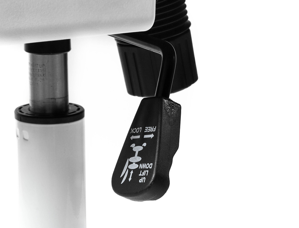 CADEIRA Q-CONNECT ESCRITORIO ALBA MALHA BASE METALICA ALT MAX 1110 LARG 610 PROF 580 RODAS PREMIUM COR CINZA