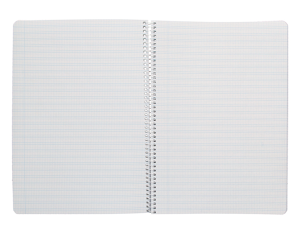 CUADERNO ESPIRAL LIDERPAPEL DIN A4 PAUTAGUIA TAPA DURA 80H 90 GR CUADRO PAUTADO 2,5 MM COLOR AMARILLO
