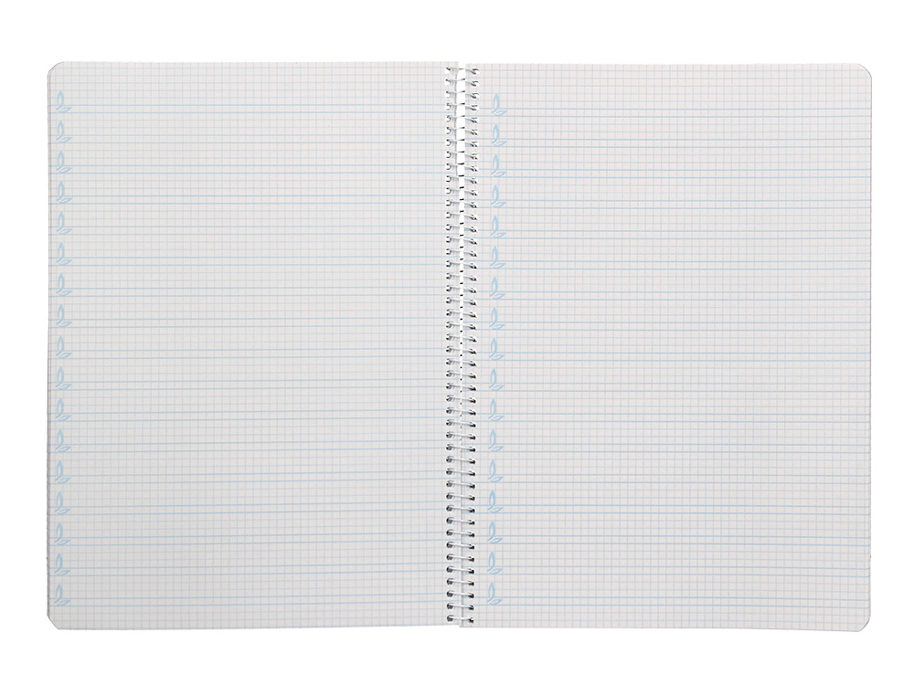 CUADERNO ESPIRAL LIDERPAPEL A4 PAUTAGUIA TAPA DURA 80H 90 GR CUADRO PAUTADO 4MM COLOR NARANJA