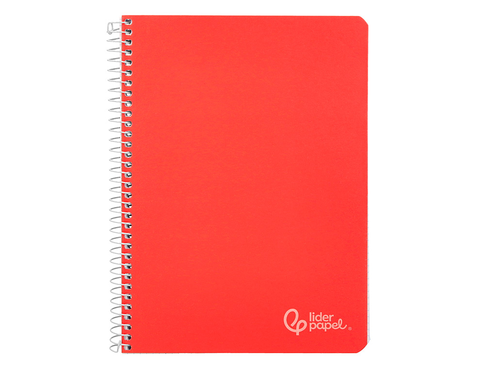 CUADERNO ESPIRAL LIDERPAPEL A5 WITTY TAPA DURA 80H 90GR LISO SIN MARGEN COLORES SURTIDOS