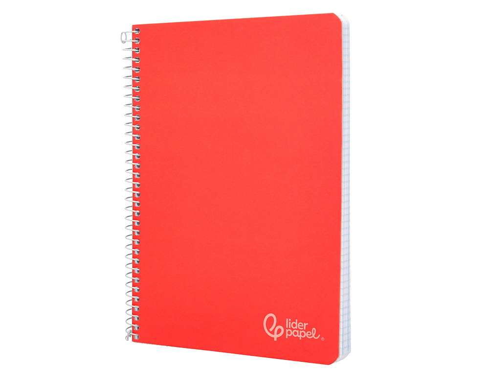 CUADERNO ESPIRAL LIDERPAPEL A5 WITTY TAPA DURA 80H 90GR LISO SIN MARGEN COLORES SURTIDOS