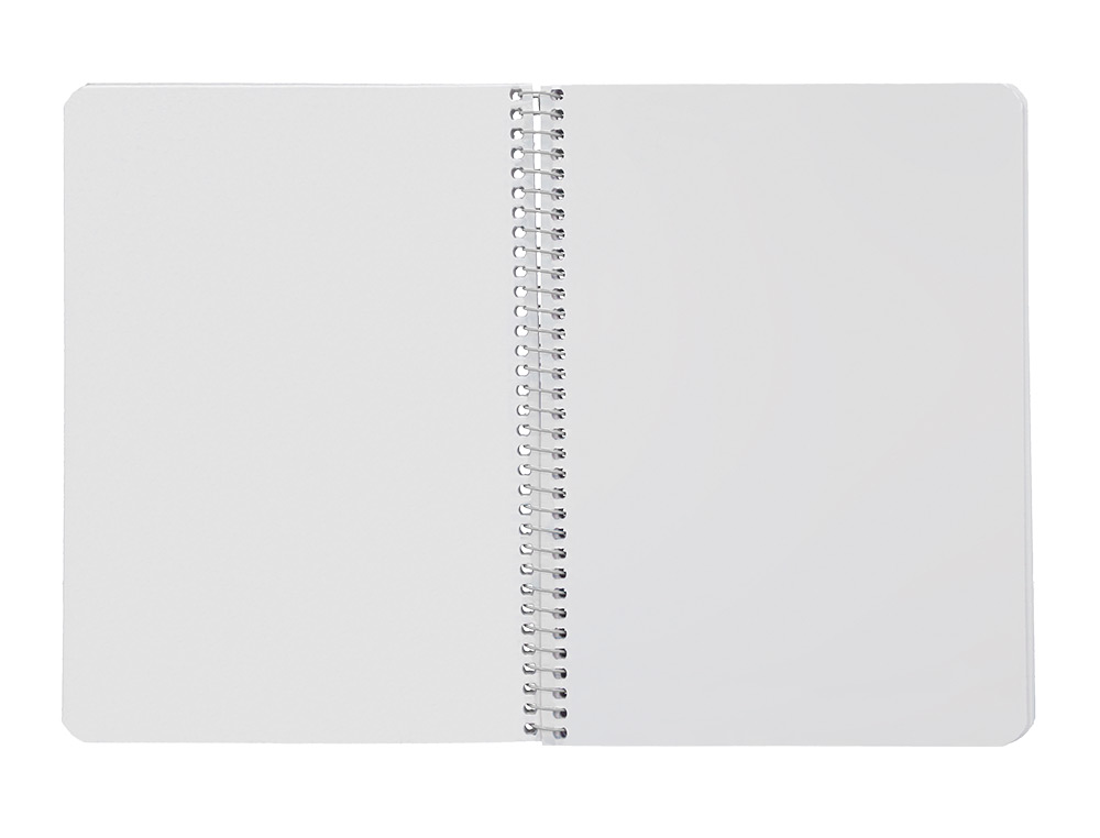 CUADERNO ESPIRAL LIDERPAPEL A5 WITTY TAPA DURA 80H 90GR LISO SIN MARGEN COLORES SURTIDOS