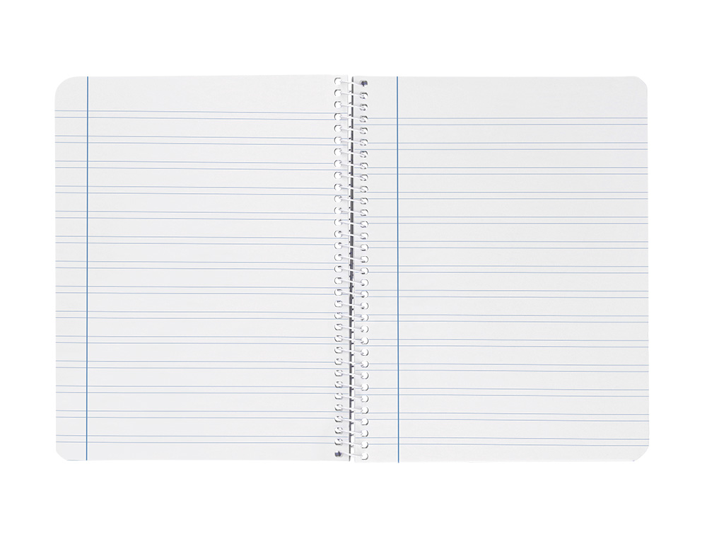 CUADERNO ESPIRAL LIDERPAPEL DIN A5 WITTY TAPA DURA 80H 90GR RAYADO MONTESSORI 3,5 MM COLORES SURTIDOS